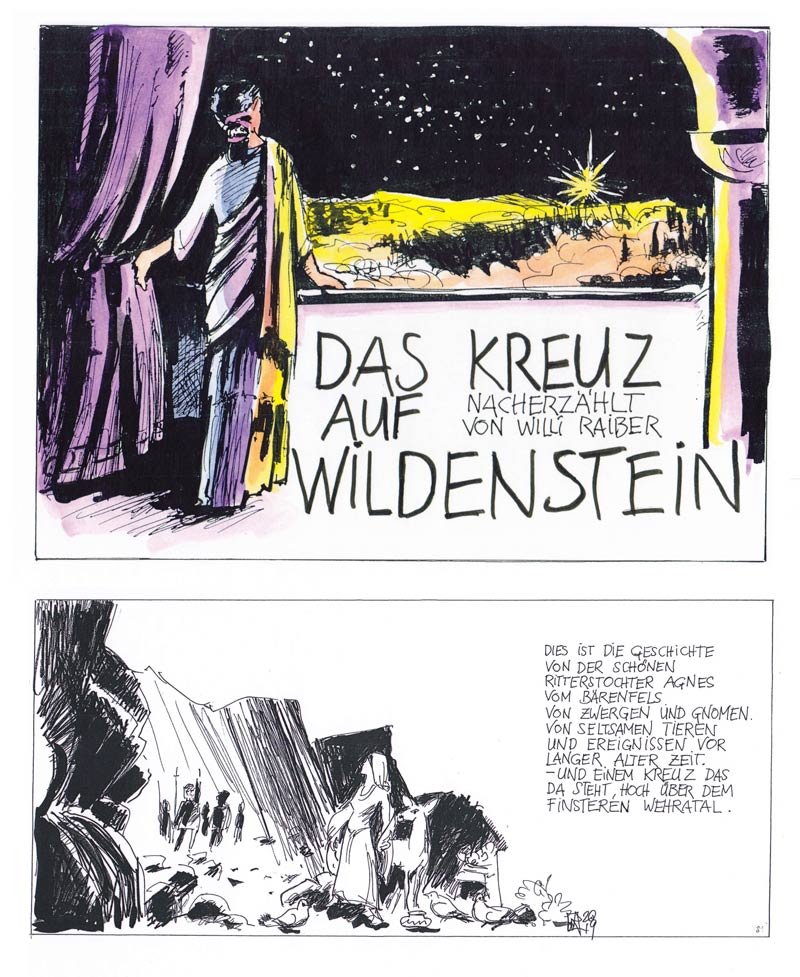 Willi Raiber Das Kreuz auf Wildenstein